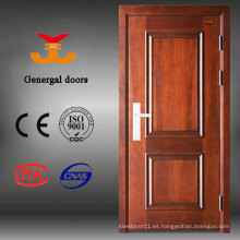 Puertas externas de madera de acero de Safty Grade Elegent